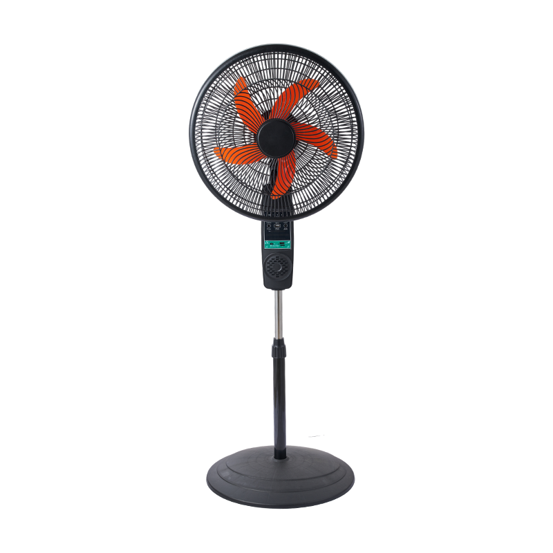 Ventilateur solaire domestique FS-16M 16 pouces avec lampe LED à batterie au lithium et haut-parleur Bluetooth
