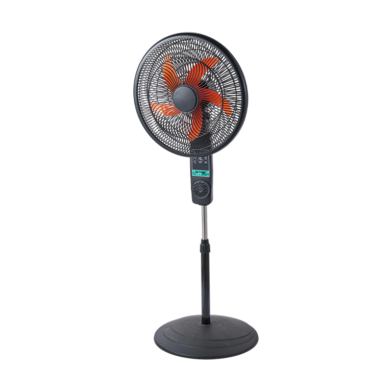 Ventilateur solaire domestique FS-16M 16 pouces avec lampe LED à batterie au lithium et haut-parleur Bluetooth